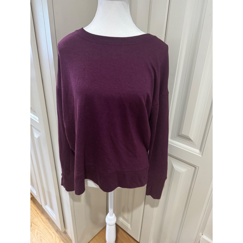 AVIA Purple Pullover Sweatshirt Size Small Women's Casual‎ Athleisure Top